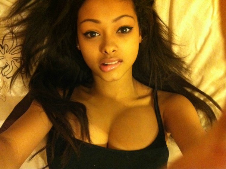 Selfie of a black woman