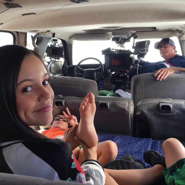 Jenna Ortega foot feet