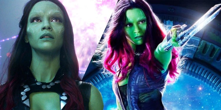 Zoe Saldana Gamora figure