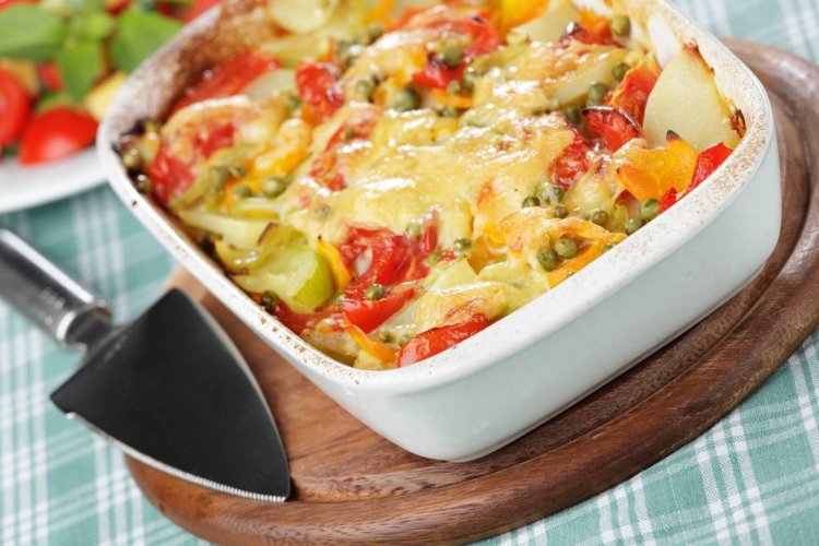 Vegetable potato casserole