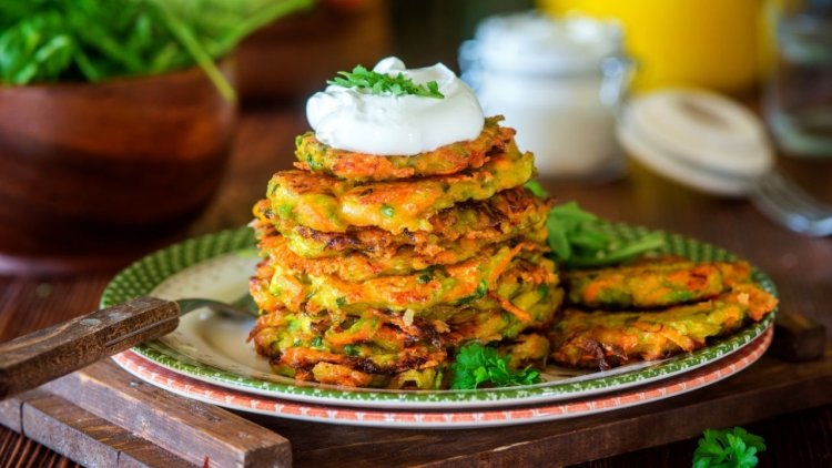 Carrot pancakes