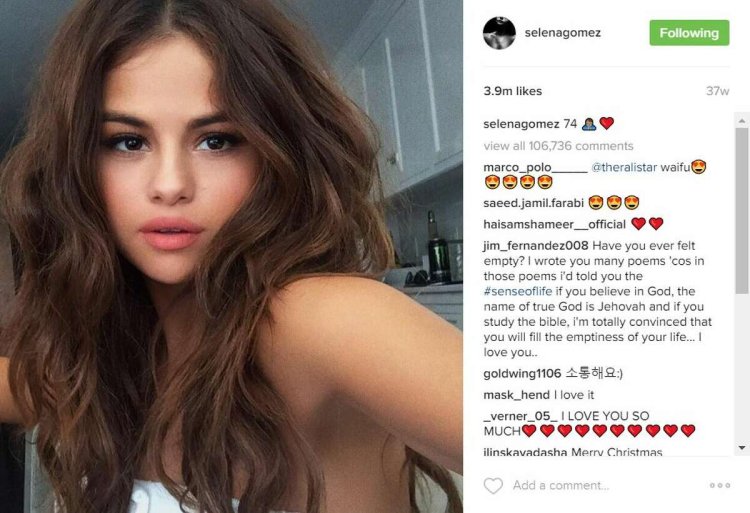 The most followed Instagram people in the world