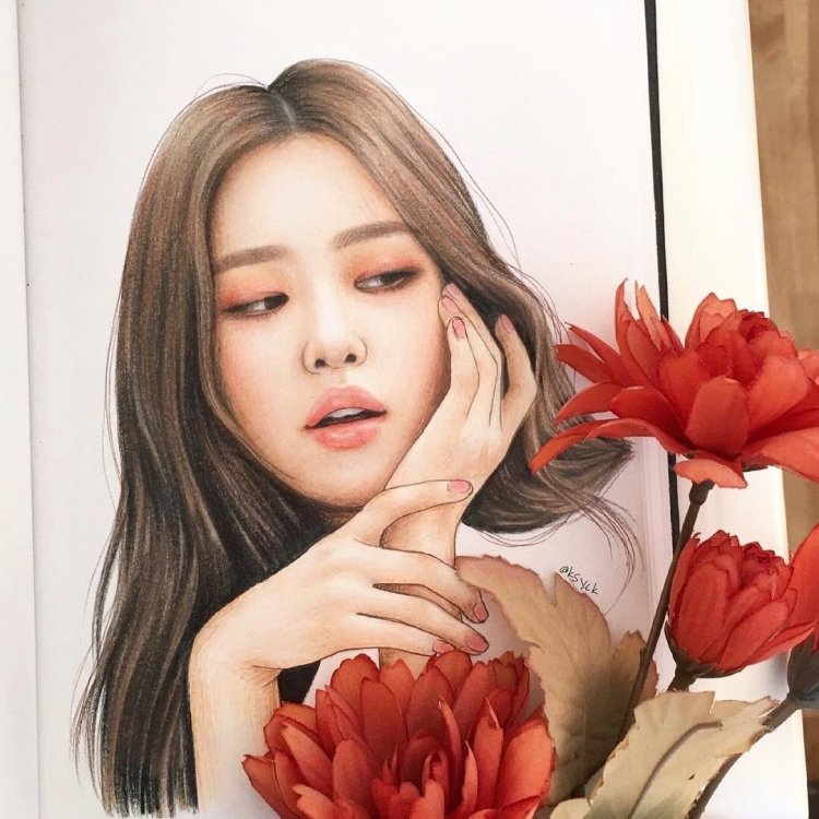 Portrait of Blackpink Jennie