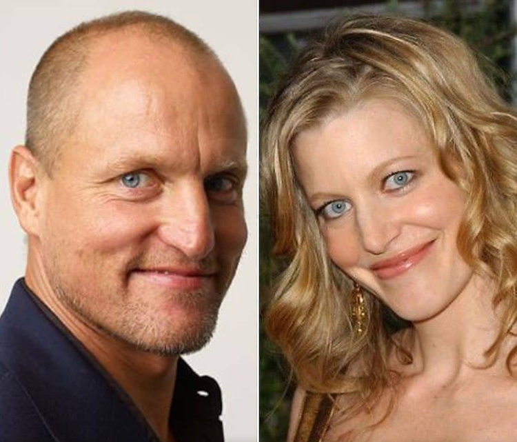 Anna Gunn and Woody Harrelson