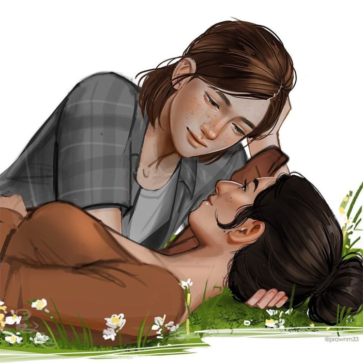 The last of us Ellie and Dina