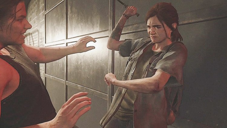 Ellie and Abby from the last of us 2