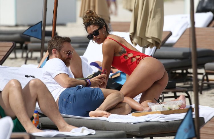 David Guetta on the beach