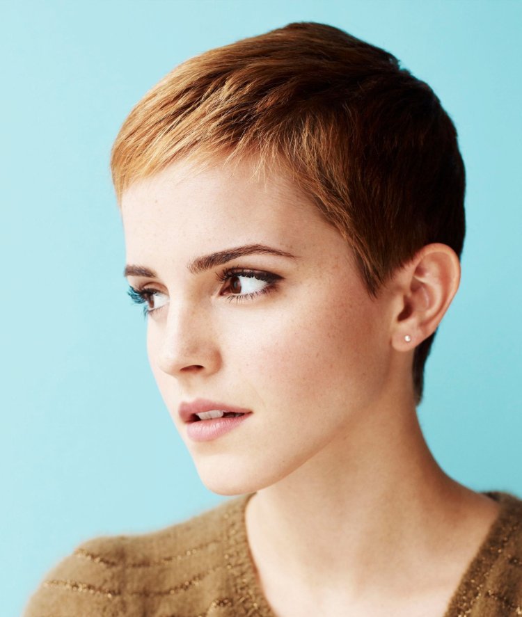 Beautiful girls with short hair