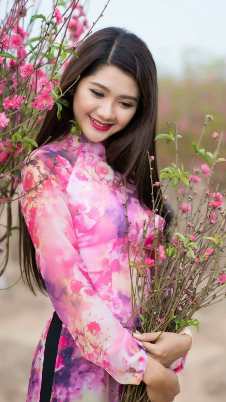 Beautiful Asian aozai