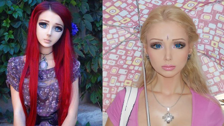 Anastasia Shpagina and Valeria Lukyanova