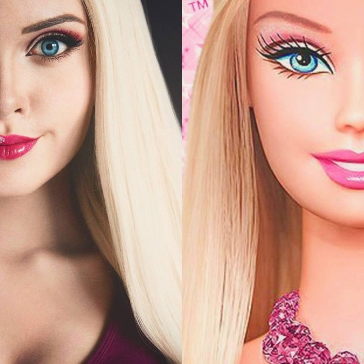 Barbie makeup
