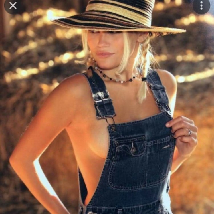 Photo session in dry grass