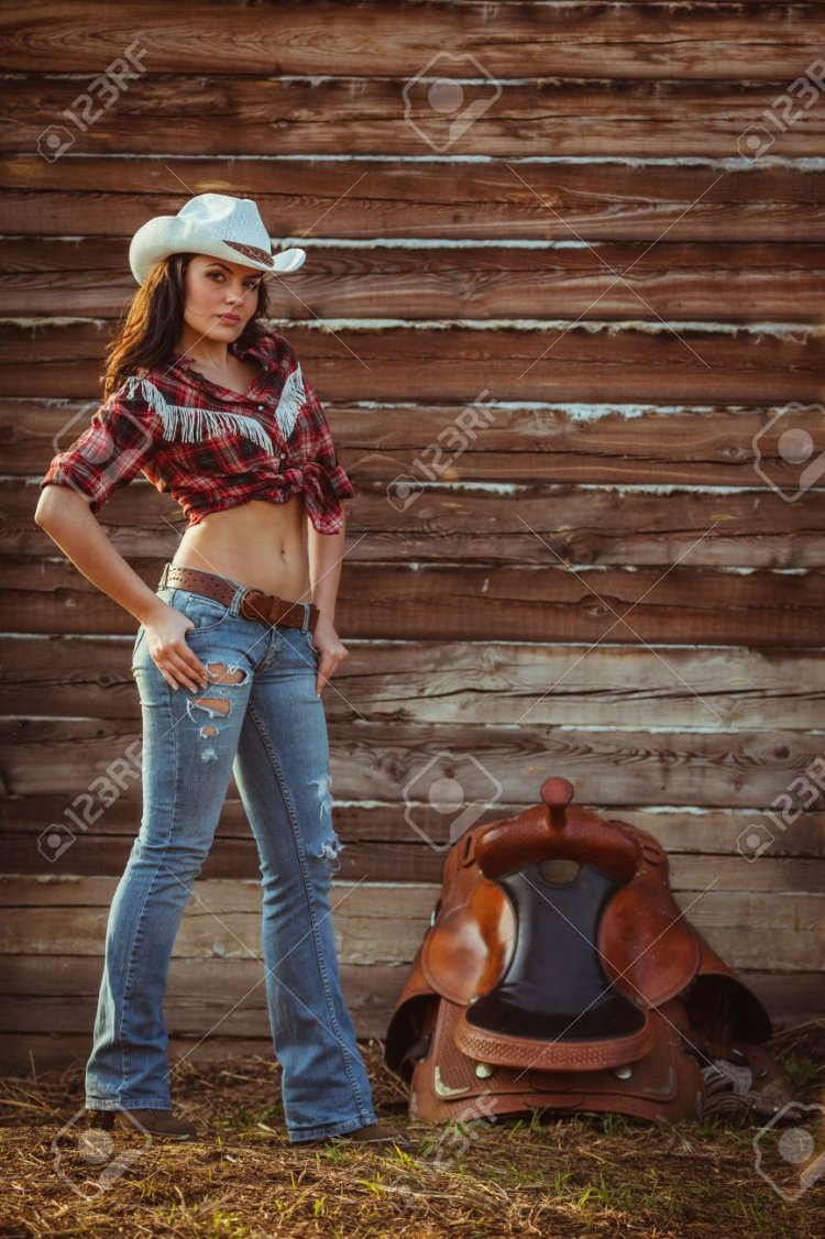 Cowboy style jeans