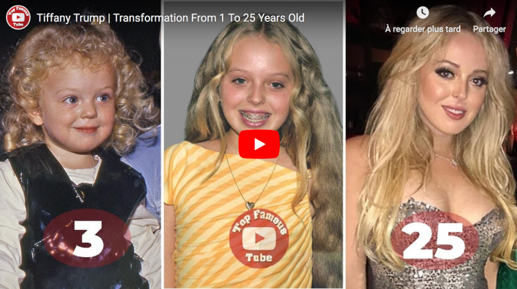 Tiffany Trump as a child