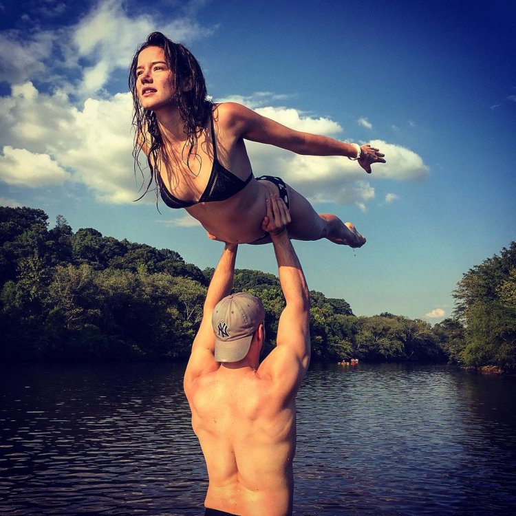 Hanna Mangan Lawrence and Chris Wood