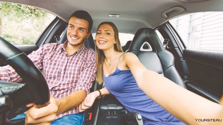 Selfie in the car guy