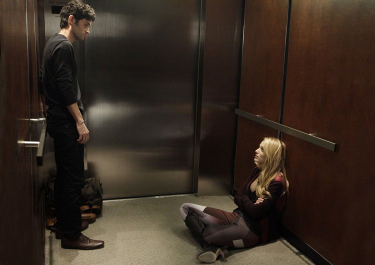 Serena in the elevator gossip girl