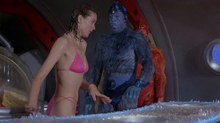 Geena Davis in a swimsuit