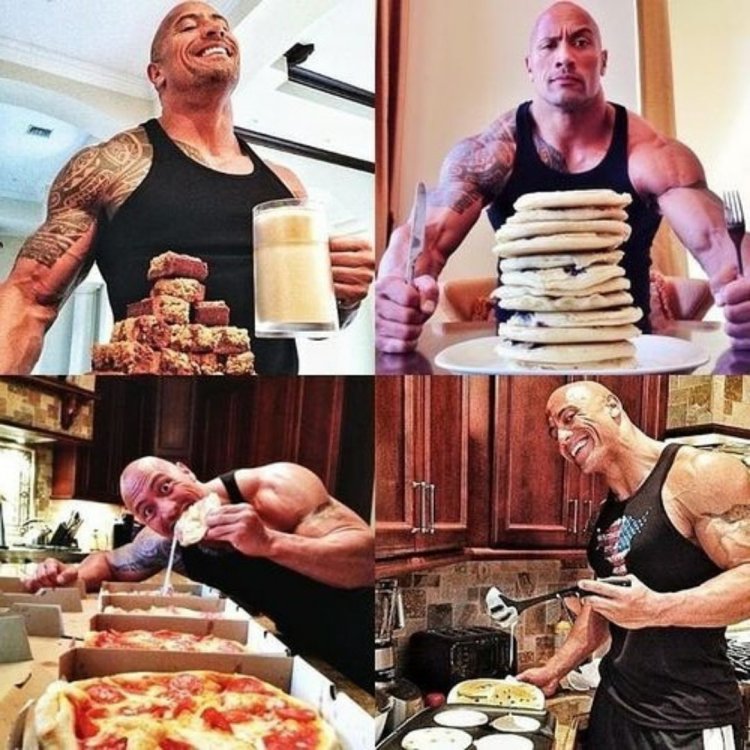 Cheat meal by Dwayne Johnson