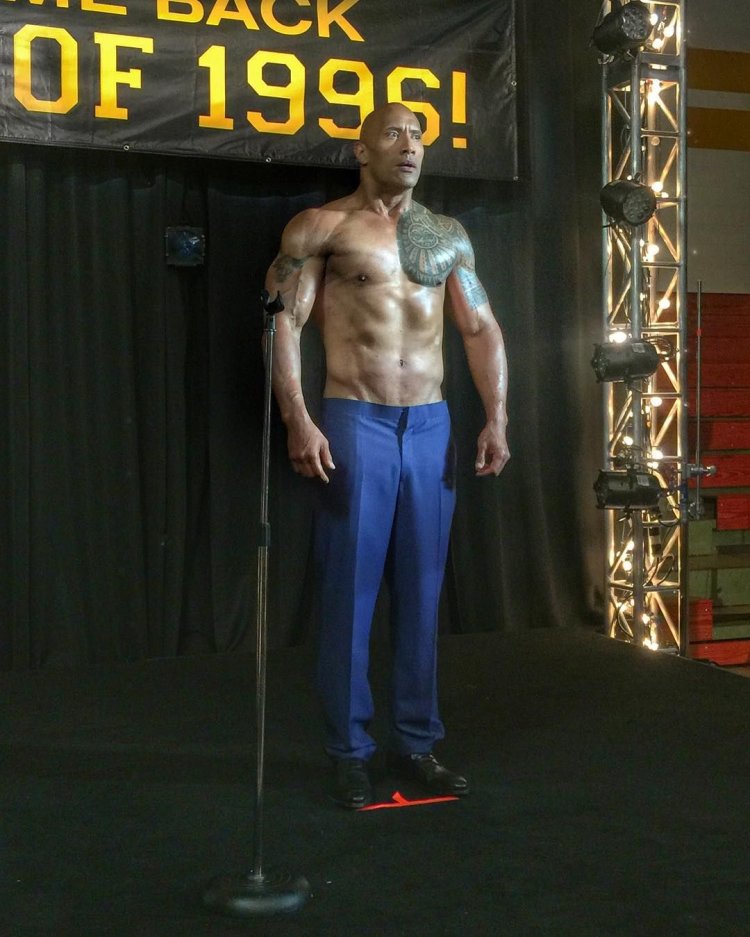 Dwayne johnson muscle