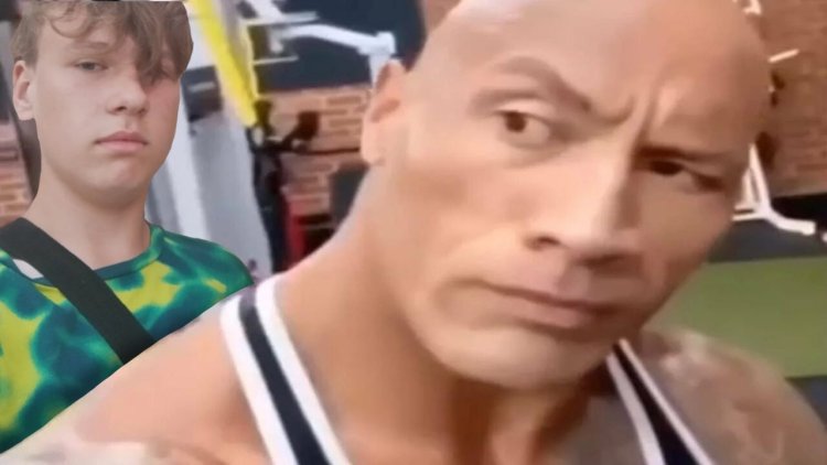 Dwayne rock johnson eyebrow