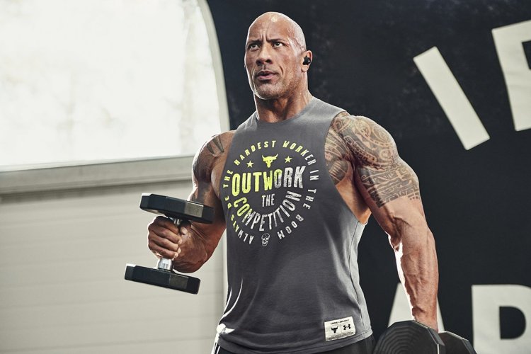 Dwayne Rock Johnson under Armor