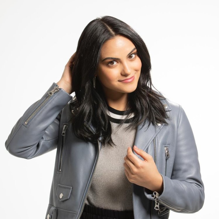 Camilla Mendes in a jacket
