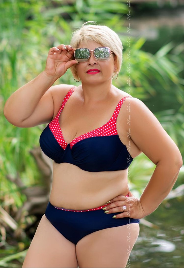 Swimwear for elderly obese women