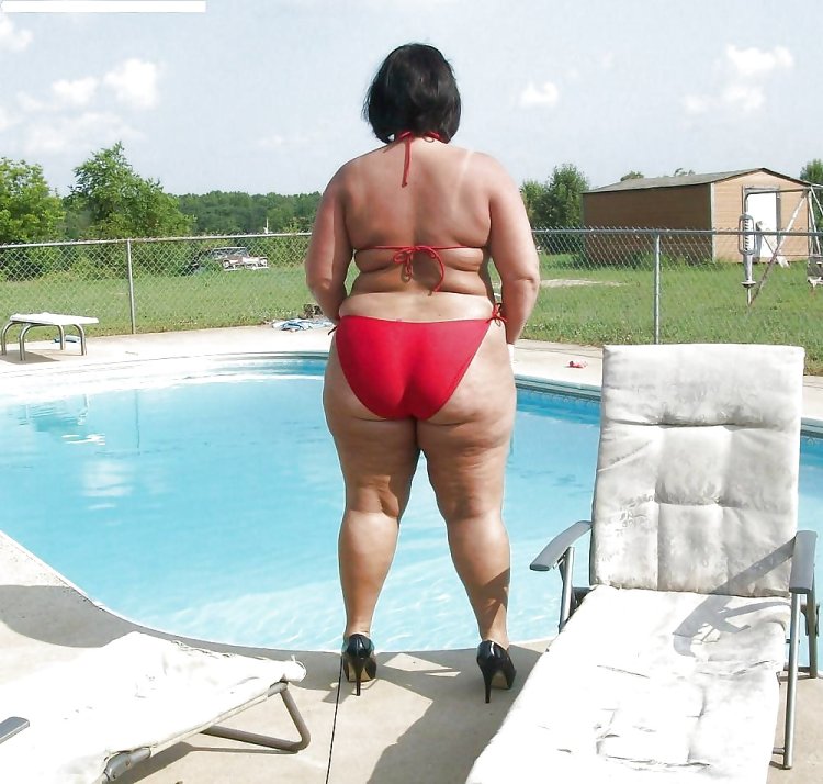 Fat grannies in thongs