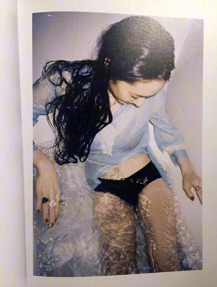 Crystal last in the bathroom