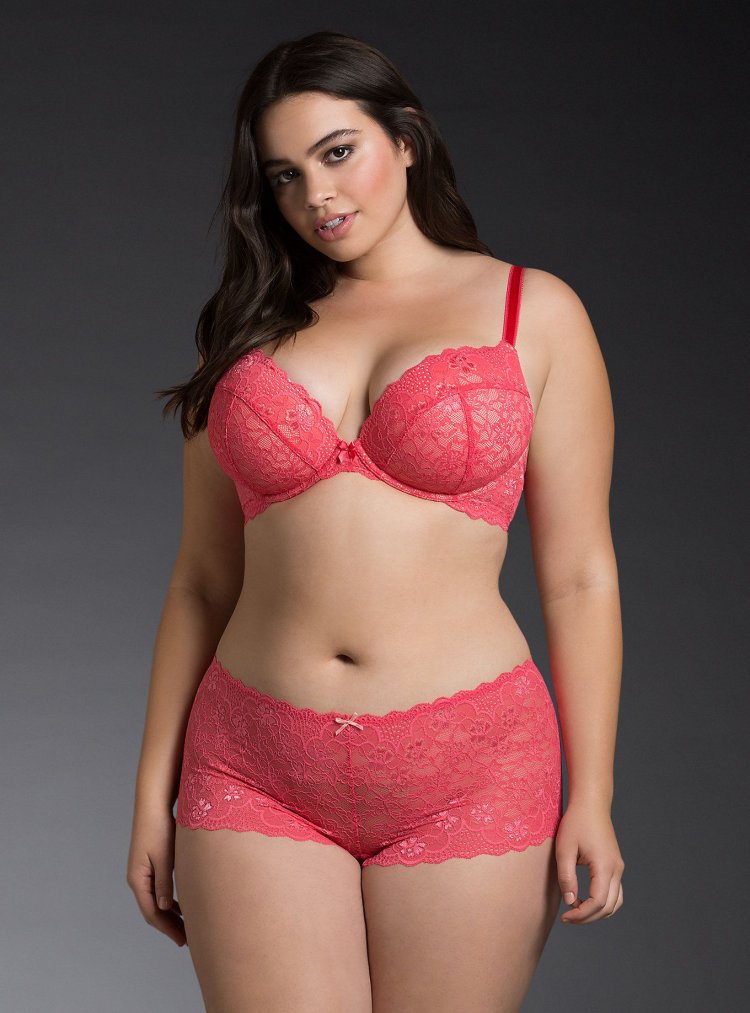Carla james size plus in lingerie