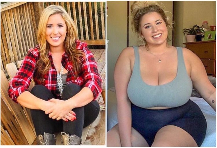 Lauren Sangster Weight gain