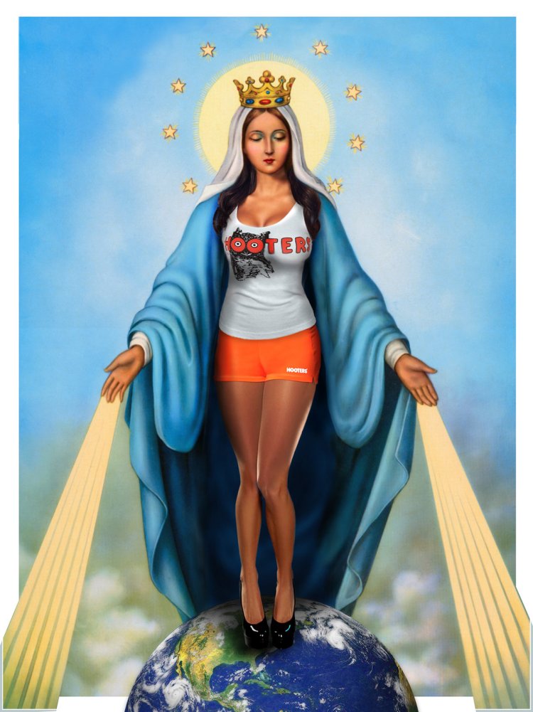 Virgin Mary Blasphemous