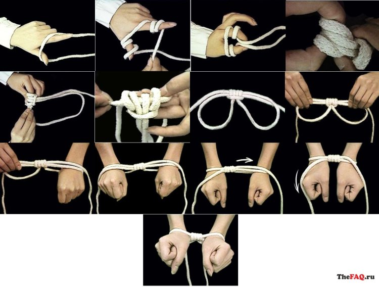 The girl is hanging by the hands