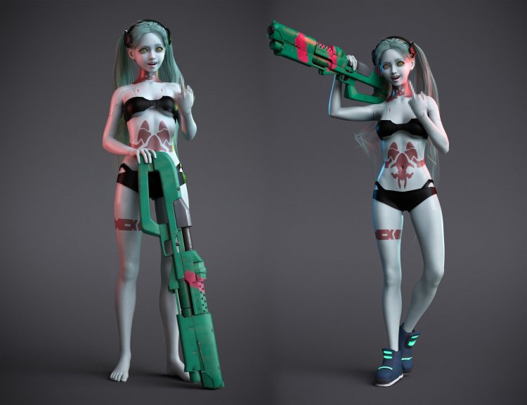 Cyberpunk edgerunner Rebecca