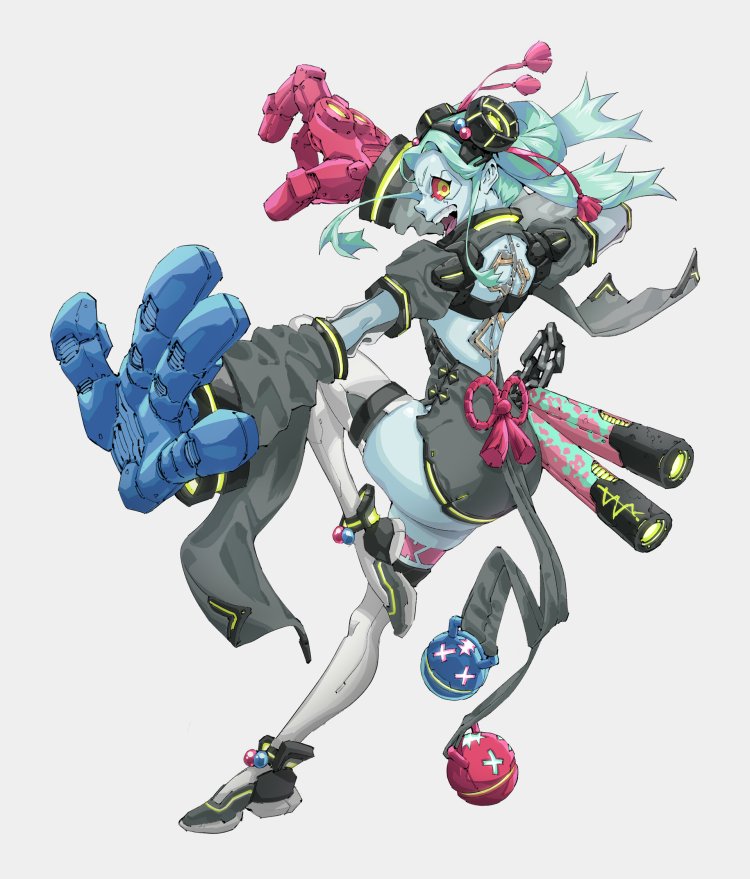 Rebecca cyberpunk art