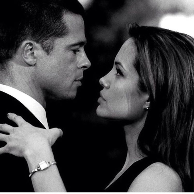 Brad Pitt and Jolie Mr and Mrs