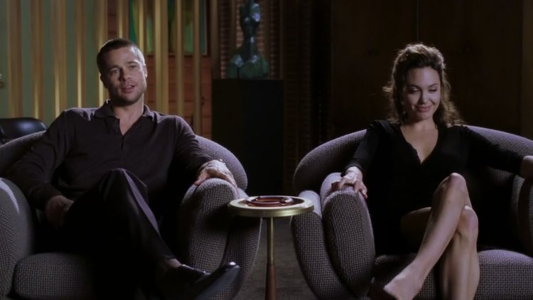 Brad Pitt and Angelina Jolie Mr and Mrs Smith