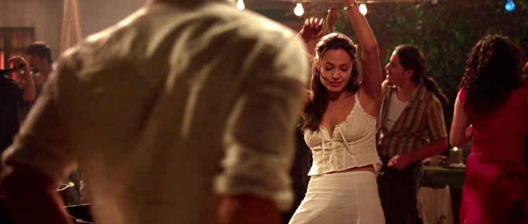 Angelina Jolie dancing