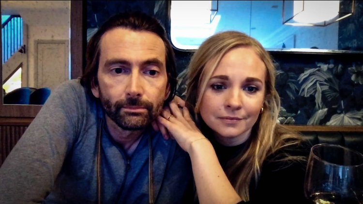 David Tennant and Georgia Moffett