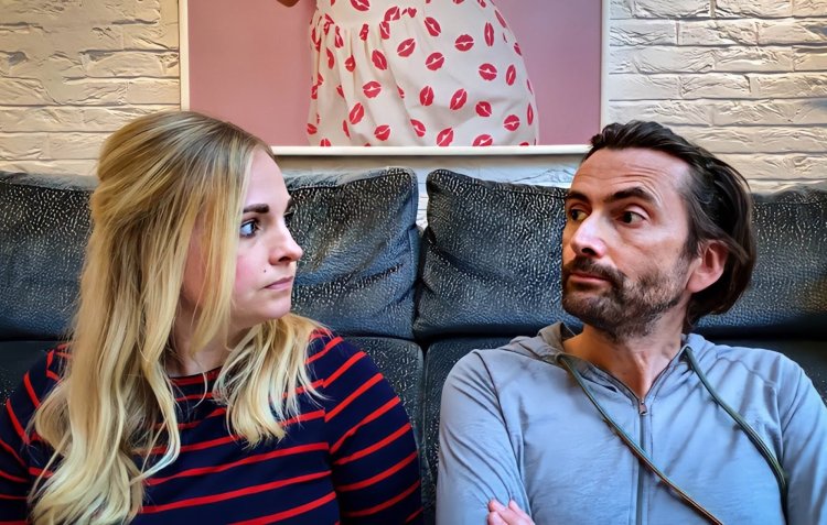 David Tennant and Georgia Moffett