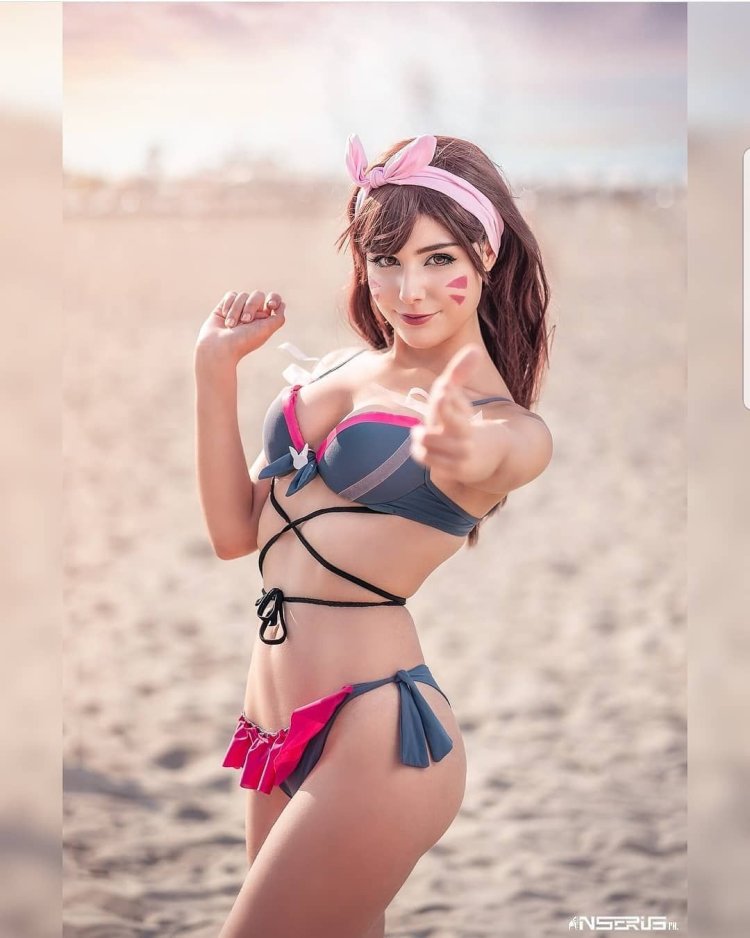 Overwatch Diva Cosplay Swimsuit