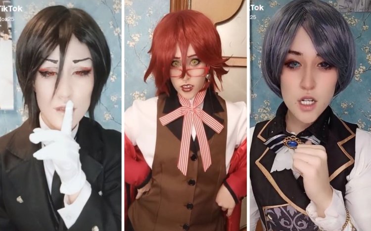 Tori Fox cosplay on Sebastian