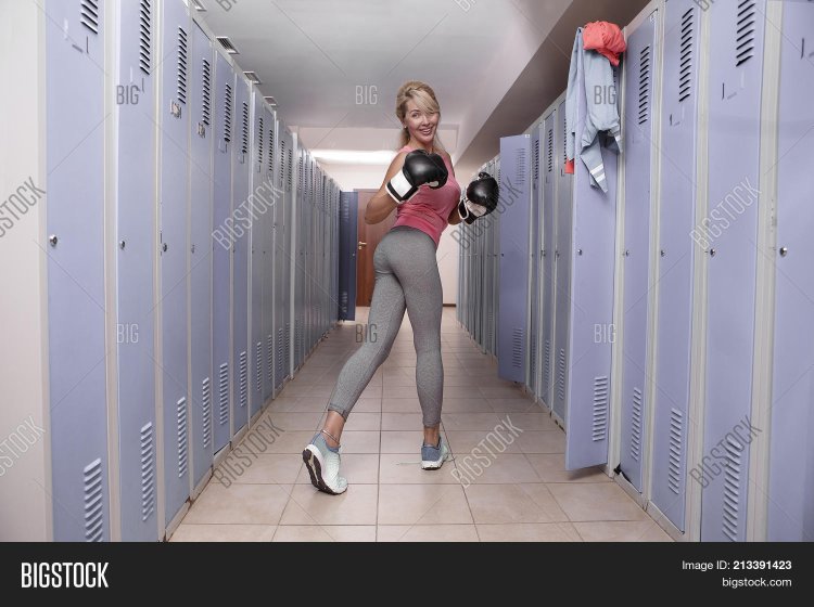 Changing room for women in the gym