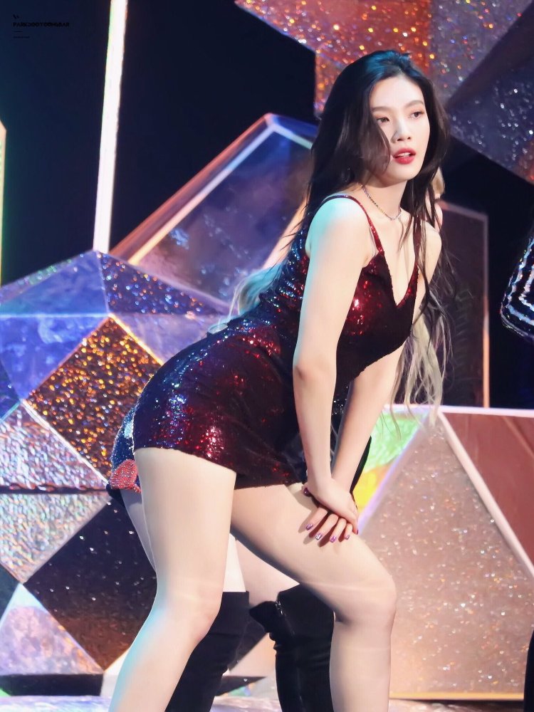 Joy red velvet figure