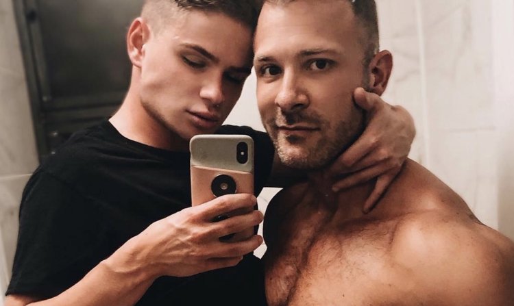 Austin Wolfe on a plane