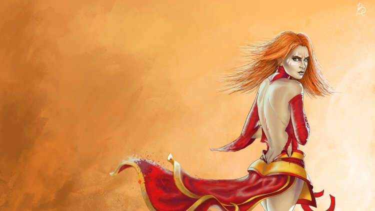 Lina dota art