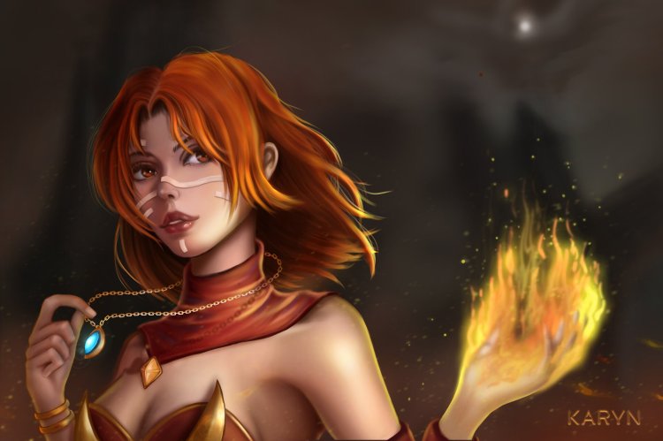 Lina from dota 2