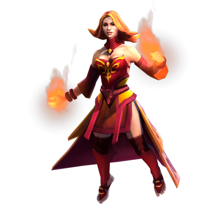 Lina character from dota
