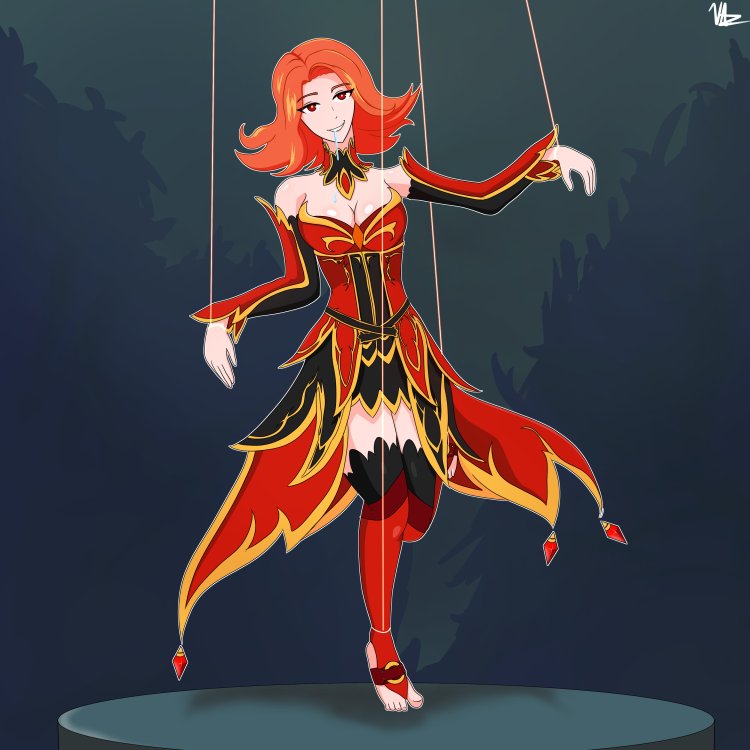 Lina dota 2 model